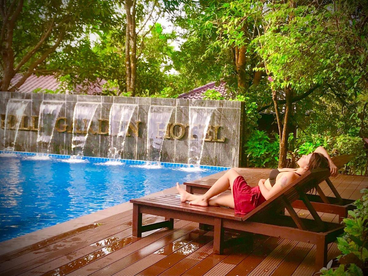 Hill Garden Hotel Chaungtha Bagian luar foto